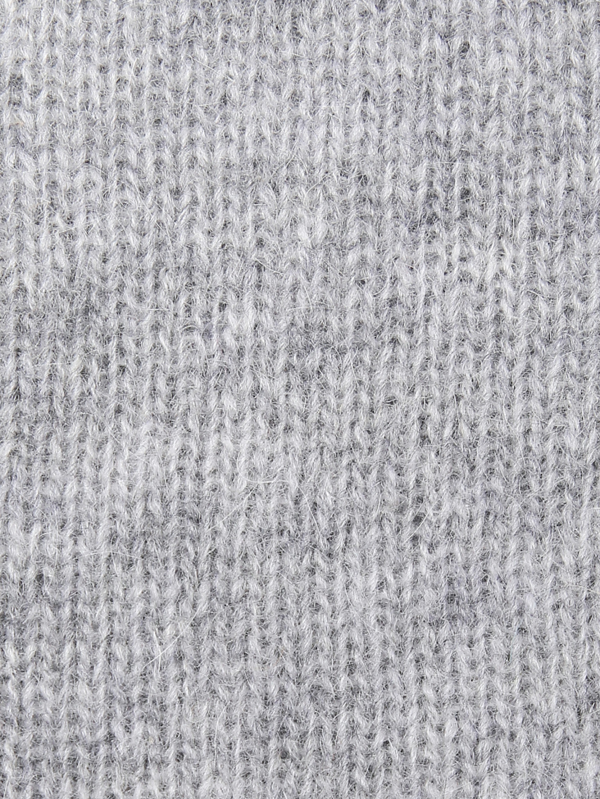 Однотонный свитер из шерсти и кашемира Ermanno Firenze  –  Деталь  – Цвет:  Серый