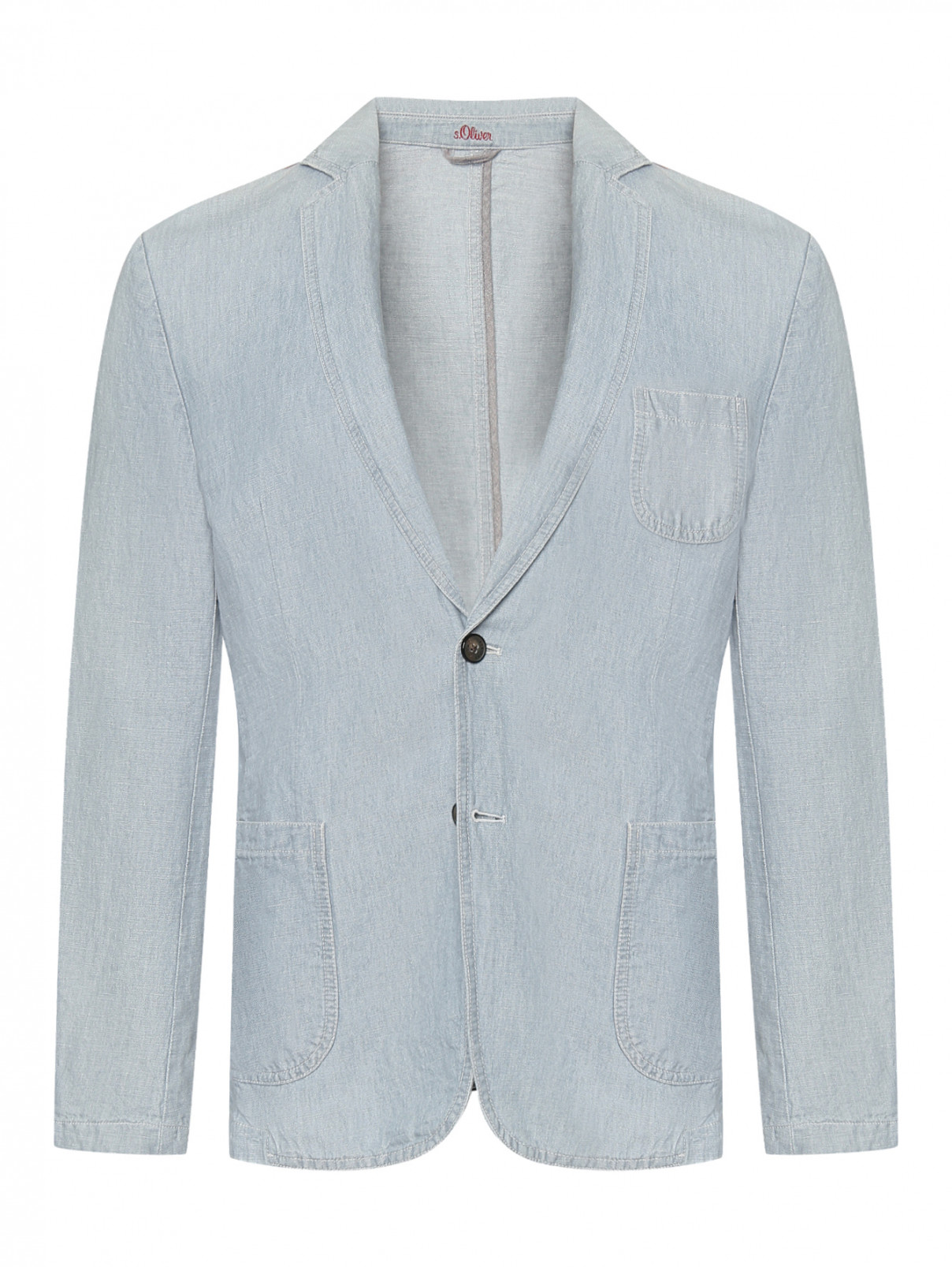 Пиджак изо льна с карманами S.Oliver  –  Общий вид