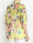 Блуза из рами с цветочным узором Voyage by Marina Rinaldi  –  Модель Верх-Низ1