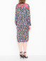 Платье асимметричного кроя с цветочным узором Max&Co  –  МодельВерхНиз1
