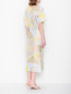 Платье-миди из шелка с узором Alysi  –  МодельВерхНиз1