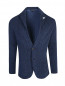 Пиджак трикотажный из шерсти с узором "полоска" LARDINI  –  Общий вид