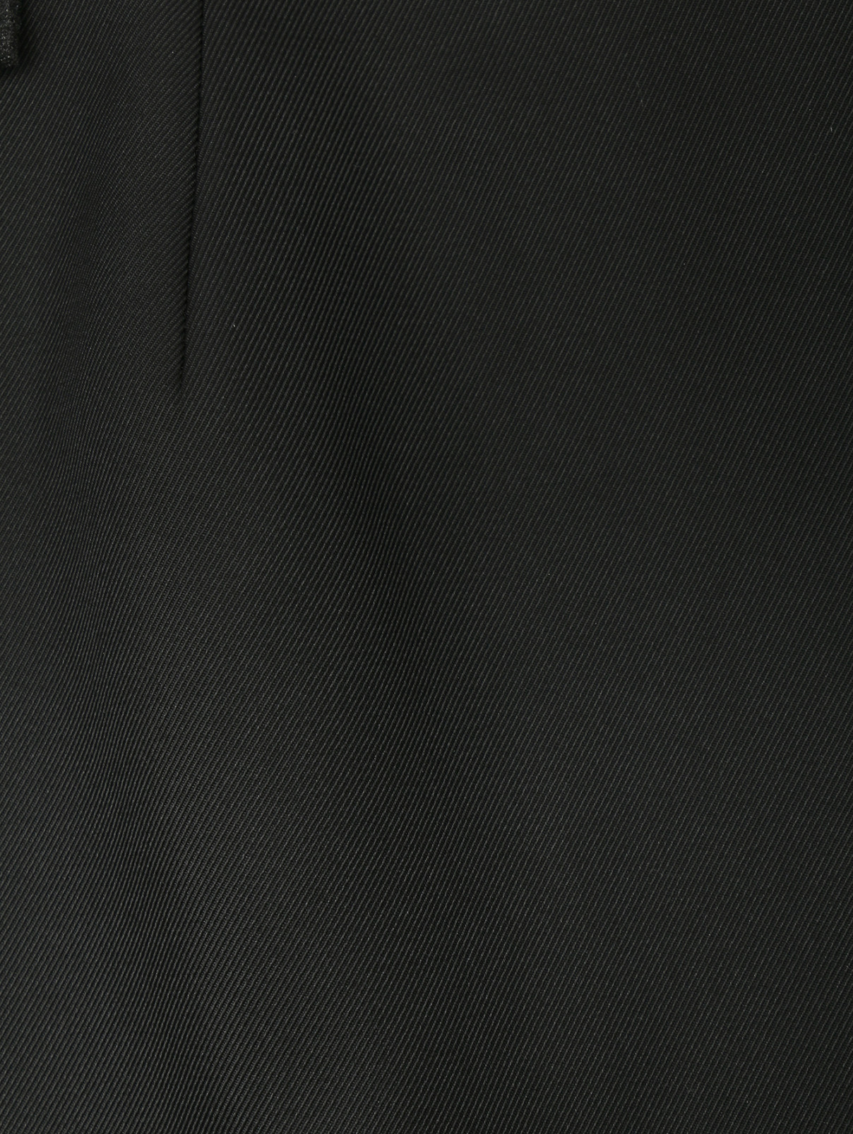 Однотонная юбка-трапеция Sportmax  –  Деталь1  – Цвет:  Черный