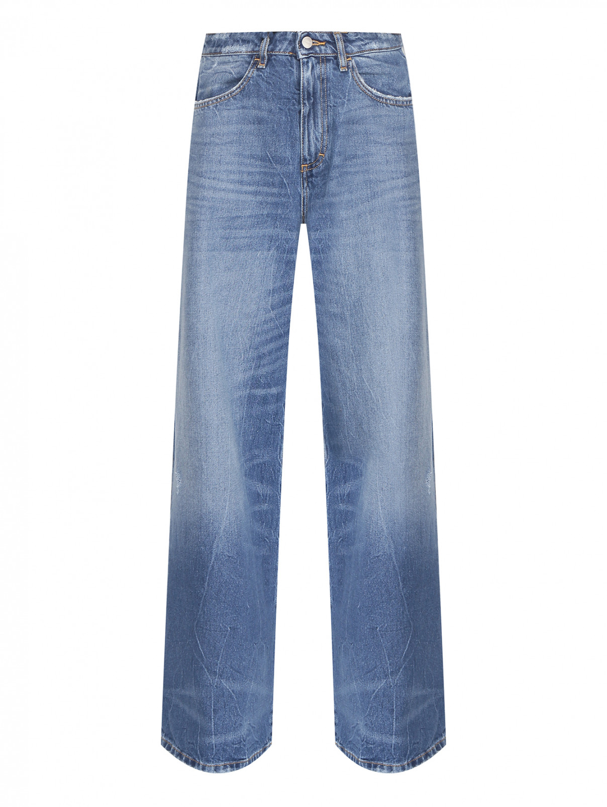 Широкие джинсы Icon Denim La  –  Общий вид  – Цвет:  Синий