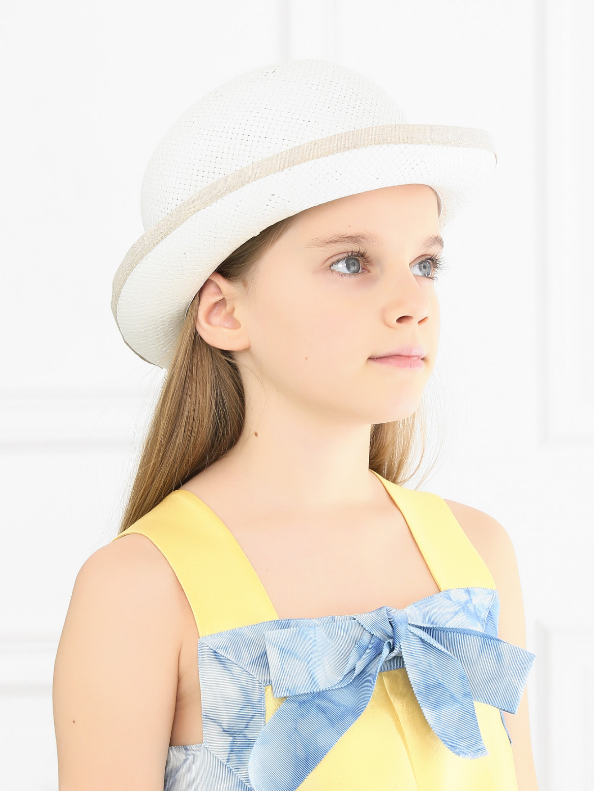 Шляпа соломенная Il Gufo  –  МодельОбщийВид  – Цвет:  Белый