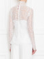 Блуза из сетки с вышивкой Carolina Herrera  –  МодельВерхНиз1