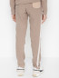 Хлопковые брюки с лампасами Aletta  –  МодельВерхНиз1