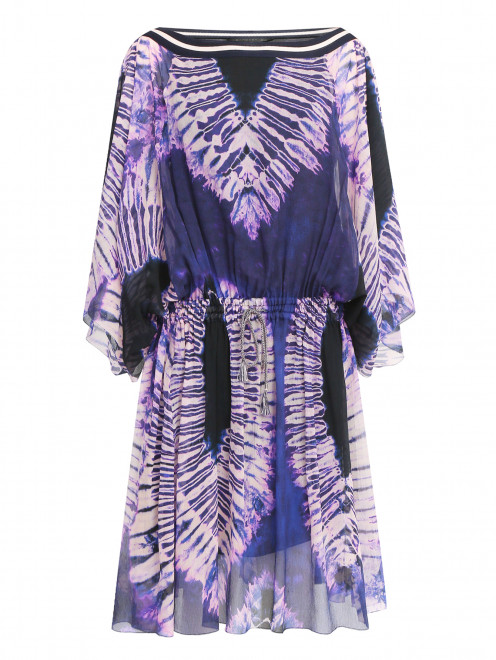 Платье из шелка с узором свободного кроя Barbara Bui - Общий вид