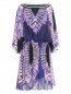 Платье из шелка с узором свободного кроя Barbara Bui  –  Общий вид