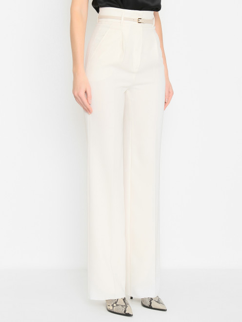 Брюки-палаццо с ремнем Max Mara - МодельВерхНиз