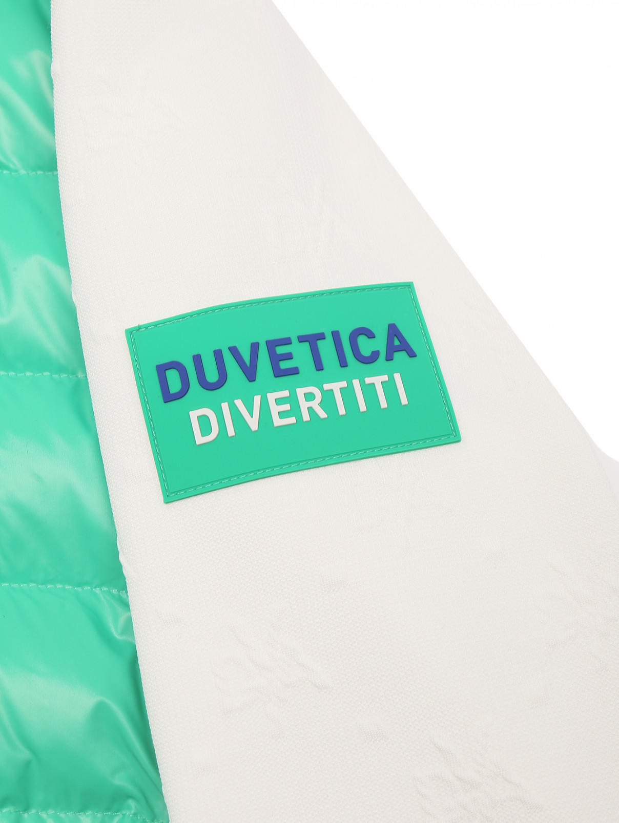 Комбинированная куртка на молнии Duvetica  –  Деталь1  – Цвет:  Мультиколор