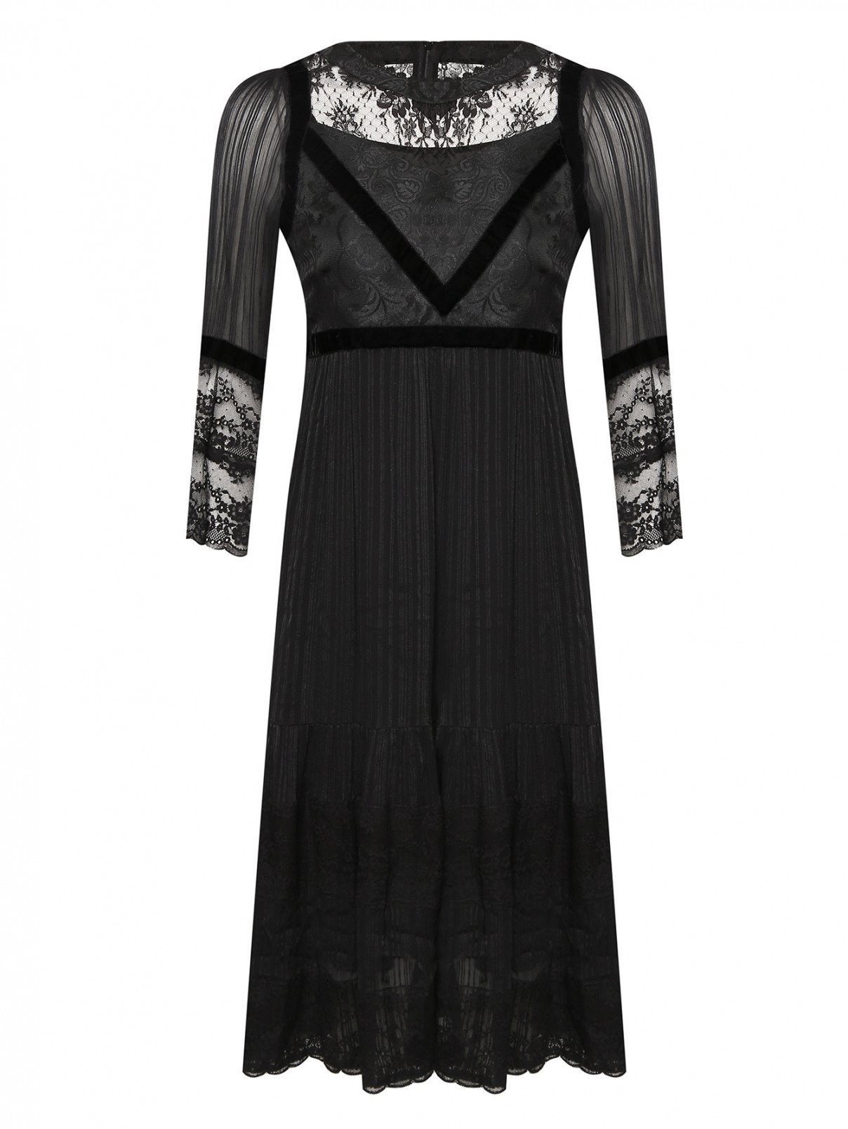 Платье-миди с кружевными вставками Etro  –  Общий вид