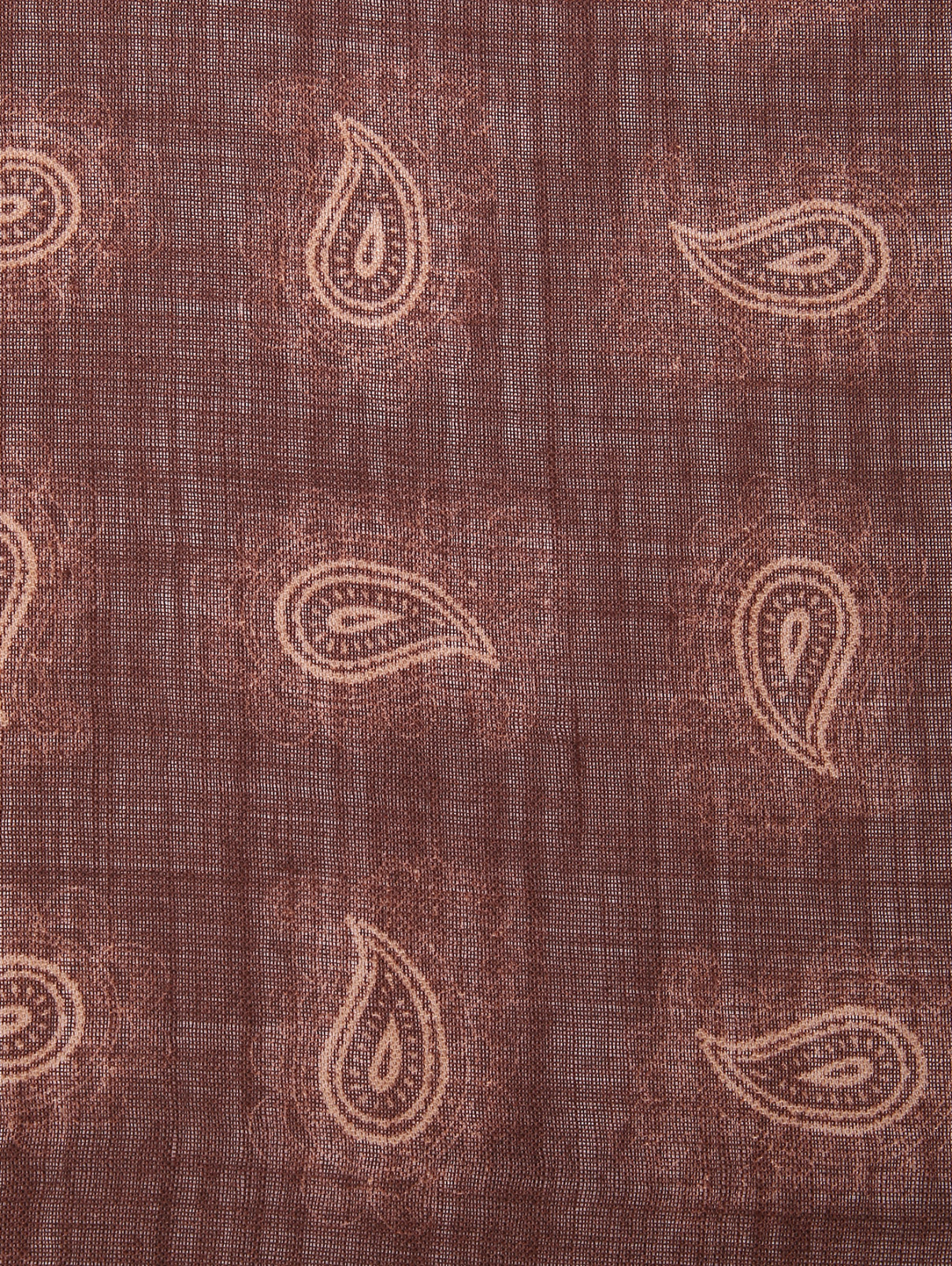 Платок из шерсти и шелка с узором LARDINI  –  Деталь1  – Цвет:  Бежевый