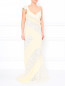 Шелковое платье-макси с кружевными вставками Moschino  –  Модель Верх-Низ