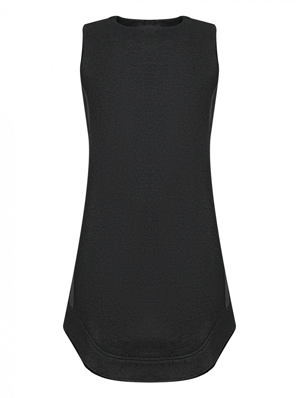 Платье прямого кроя без рукавов Brian Dales  –  Общий вид  – Цвет:  Черный