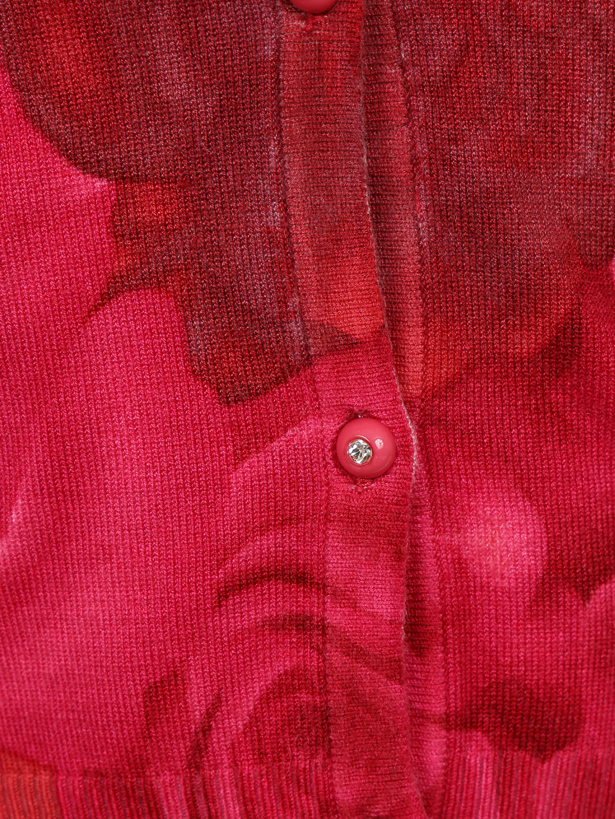 Кардиган с меховой отделкой Miss Blumarine  –  Деталь1  – Цвет:  Розовый