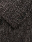 Двубортное пальто из шерсти с узором LARDINI  –  Деталь