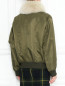Куртка с воротником из меха песца Yves Salomon  –  МодельВерхНиз1