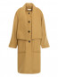 Пальто из шерсти с накладными карманами Tory Burch  –  Общий вид