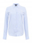 Блуза из шелка с узором "полоска" Rochas  –  Общий вид
