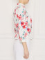 Куртка из хлопка с цветочным узором Luisa Spagnoli  –  МодельВерхНиз2