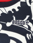 Толстовка из хлопка с узором BOSCO  –  Деталь