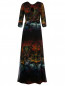 Шелковое платье с абстрактным принтом Felder Felder  –  Общий вид