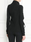 Однотонная блуза с драпировкой и поясом Jean Paul Gaultier  –  Модель Верх-Низ1