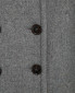 Двубортное пальто из шерсти и полиамида LENER  –  Деталь