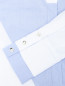 Рубашка из хлопка с контрастной отделкой DESIGNERS REMIX  –  Деталь