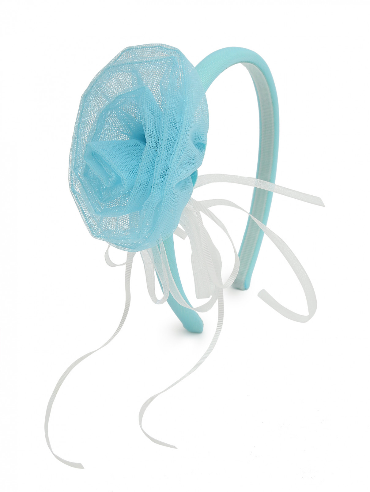 Ободок с декором Aletta Couture  –  Общий вид  – Цвет:  Синий