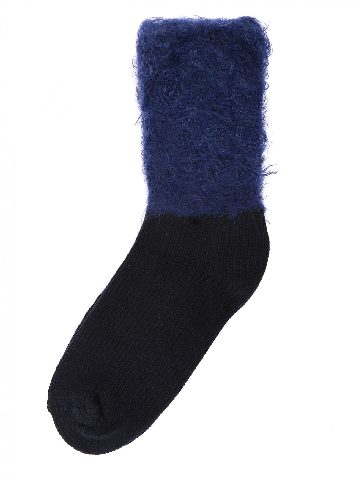 Носки из шерсти и кашемира ALTO MILANO  –  Общий вид  – Цвет:  Фиолетовый