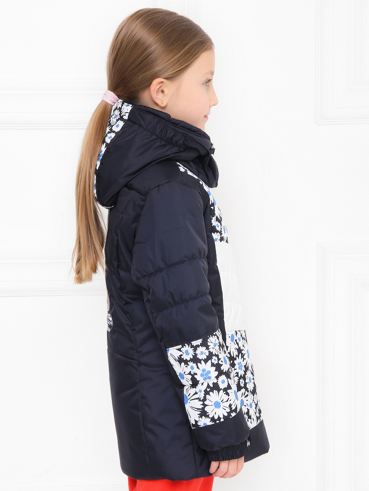 Горнолыжная куртка с брелоком Poivre Blanc  –  МодельВерхНиз2  – Цвет:  Синий
