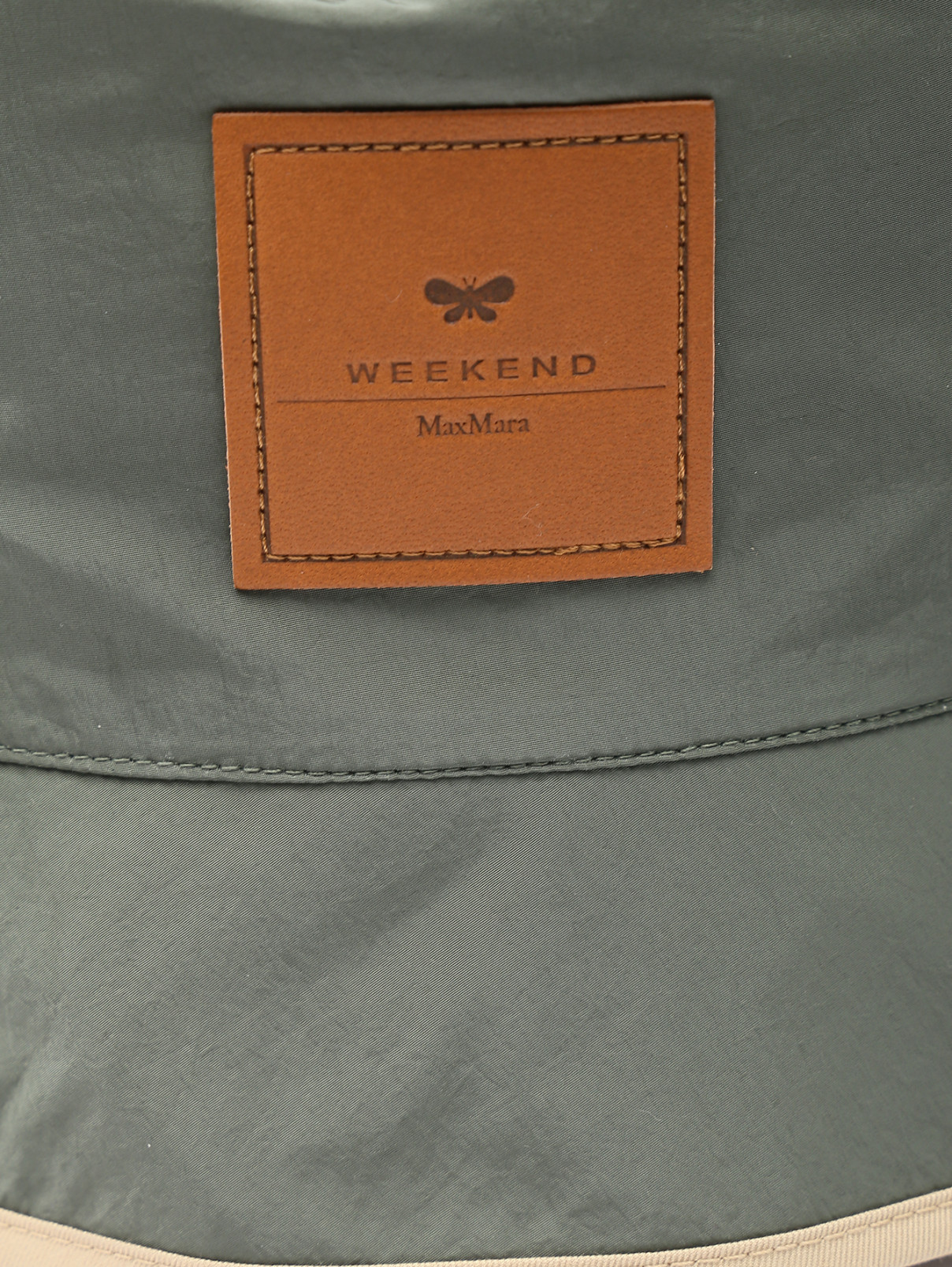 Панама с логотипом Weekend Max Mara  –  Деталь1  – Цвет:  Зеленый