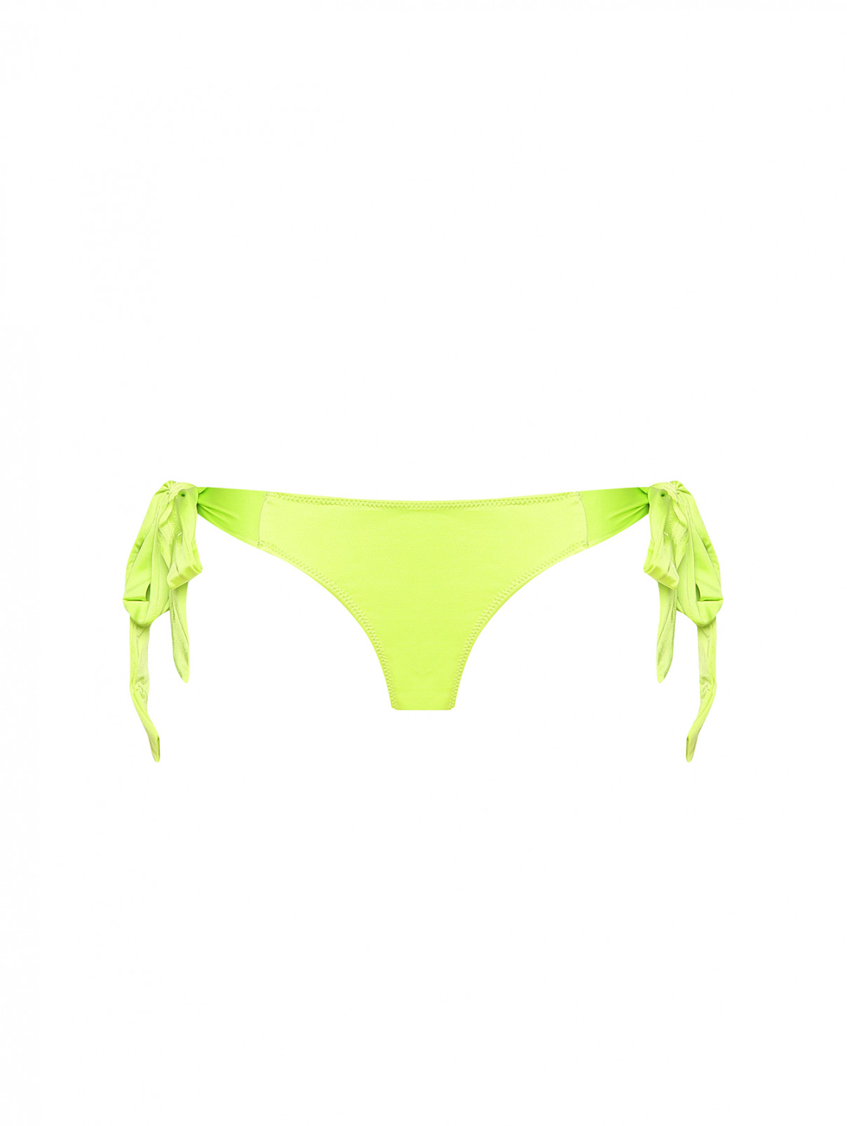 Купальник низ однотонный Frankies Bikinis  –  Общий вид  – Цвет:  Зеленый