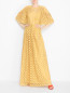 Платье-макси из смешанного хлопка с вышивкой Alberta Ferretti  –  МодельОбщийВид