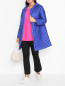 Удлиненная стеганая куртка с капюшоном Marina Rinaldi  –  МодельОбщийВид
