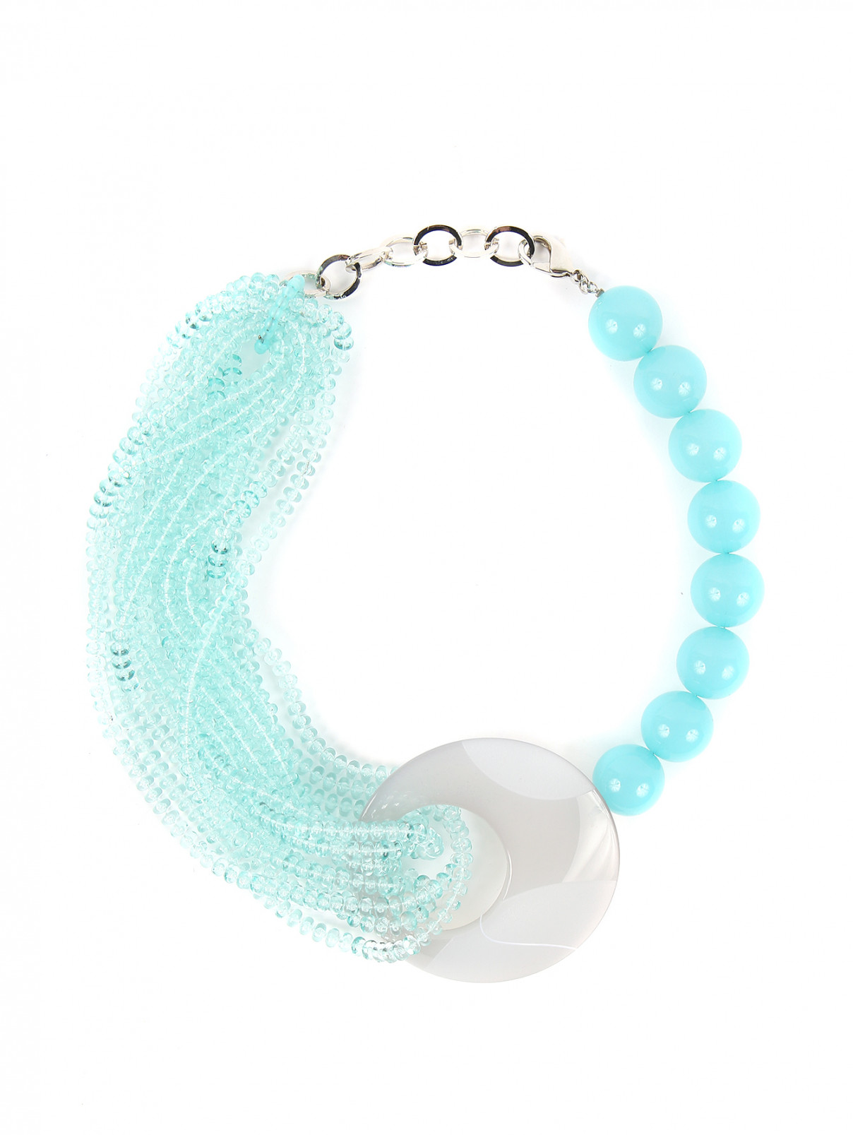 Ожерелье из пластика Armani Collezioni  –  Общий вид  – Цвет:  Синий