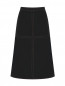Прямая юбка из хлопка Burberry  –  Общий вид