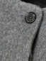 Пальто из шерсти с длинным ворсом Jil Sander Navy  –  Деталь