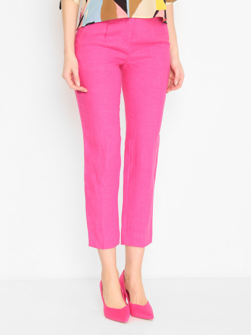 Брюки из льна Weekend Max Mara - МодельВерхНиз