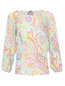 Блуза из вискозы с цветочным узором Weill  –  Общий вид