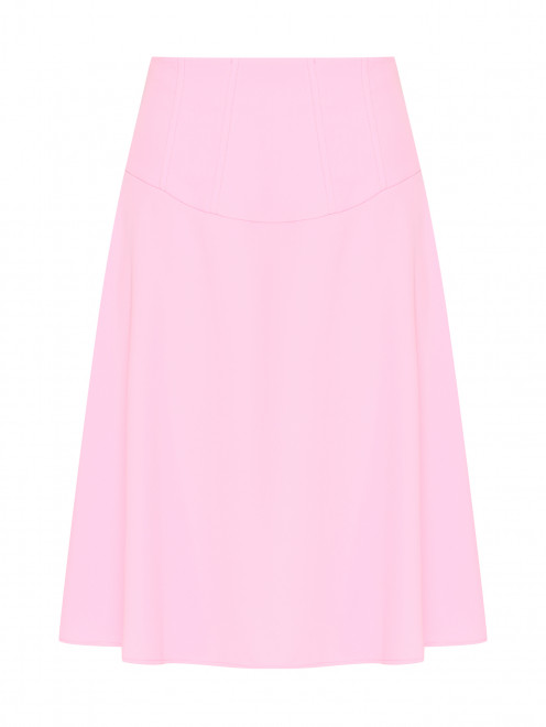 Однотонная юбка-трапеция Moschino - Общий вид