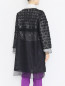 Легкое пальто с вышивкой и аппликацией Marina Rinaldi  –  МодельВерхНиз1