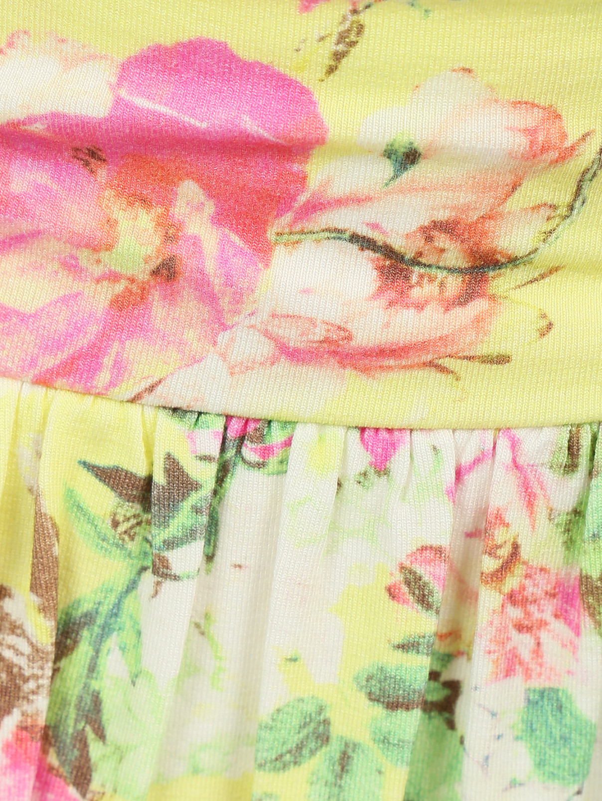 Юбка-мини с цветочным узором Gaultier Junior  –  Деталь  – Цвет:  Мультиколор
