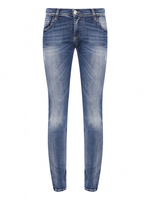 Прямые джинсы с вышивкой - Общий вид