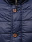 Пуховая куртка с деревянными пуговицами и боковыми карманами BOSCO  –  Деталь