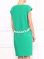 Платье свободного фасона из хлопка с поясом-цепь Moschino  –  Модель Верх-Низ1