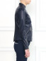 Кожаная куртка с боковыми карманами на молнии BOSCO  –  Модель Верх-Низ2