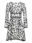 Платье из шелка с узором BOUTIQUE MOSCHINO  –  Общий вид